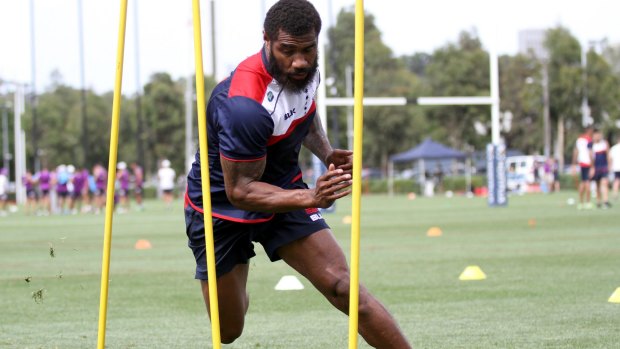 New recruit: Marika Koroibete's time has come, with the Rebels handing him a debut against the Hurricanes. 