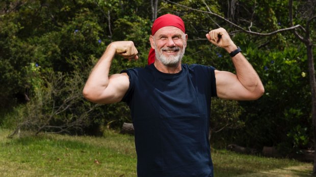 The newly fit and slim Peter FitzSimons: ''This year, instead of just talking about it, actually do it.''
