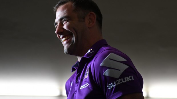 Olive branch: Alex McKinnon would like to have a coffee with Cameron Smith