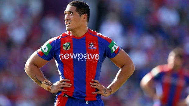 Looking up: Sione Mata'utia has been given the all clear to return to full-contact training.