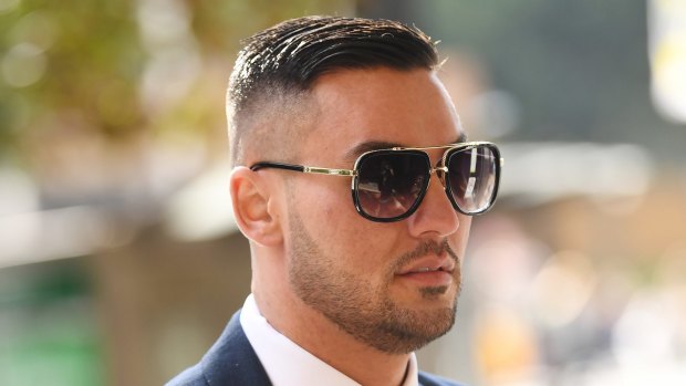 Salim Mehajer outside the Downing Centre Local Court in Sydney in August.
