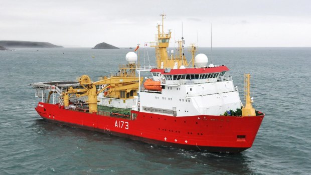 Royal Navy Antarctic Patrol Vessel HMS Protector is part of a ramped up search for a submarine with 44 people on board that hadn't been heard from since Wednesday.