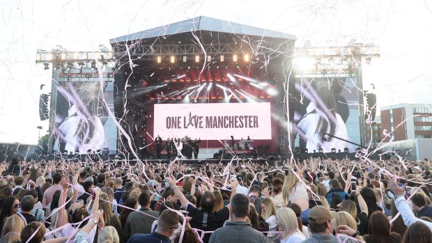 The 'One Love Manchester' benefit concert where Ariana Grande performed.