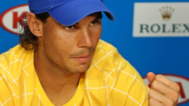 Rafael Nadal speaks ahead of the Australian Open.