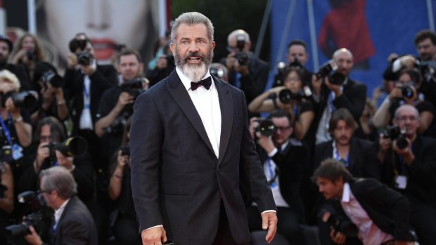 Director and actor Mel Gibson at the Venice International Film Festival in September.