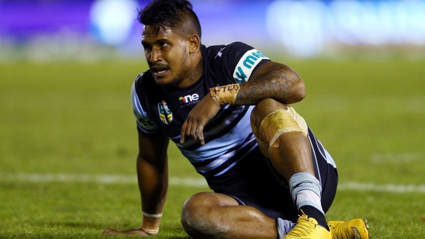 Down but not out: Ben Barba has made the right decision to confront his demons.