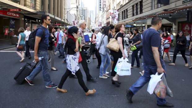 The Reserve Bank said trading probably improved at Christmas and also in the post-Christmas sales period.
