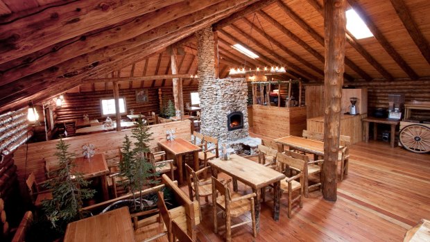 A hand-built labour of love, Lazy Bear Lodge is warm, cosy and completely unique.