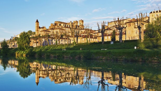 Auch, located along Gers River, is the historical capital of Gascony, France.