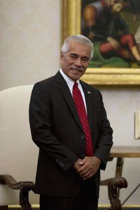 Kiribati's President Anote Tong