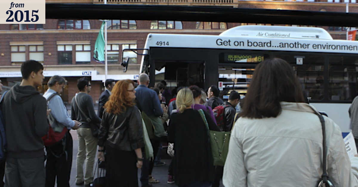 Bus queues, work queues - technology is breaking them down