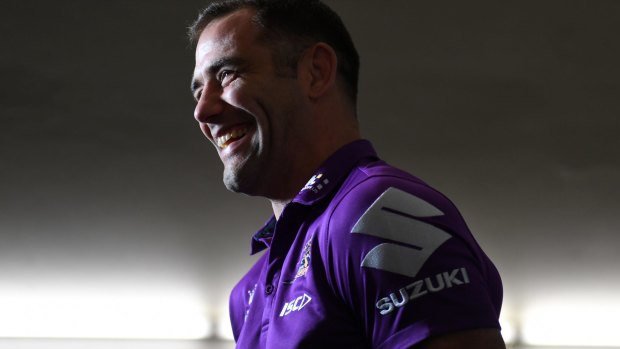 Olive branch: Alex McKinnon would like to have a coffee with Cameron Smith.