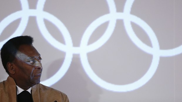 Icon: Brazilian football great Pele attends a ceremony to award him with the Olympic Order at the Pele Museum in Santos, Brazil.