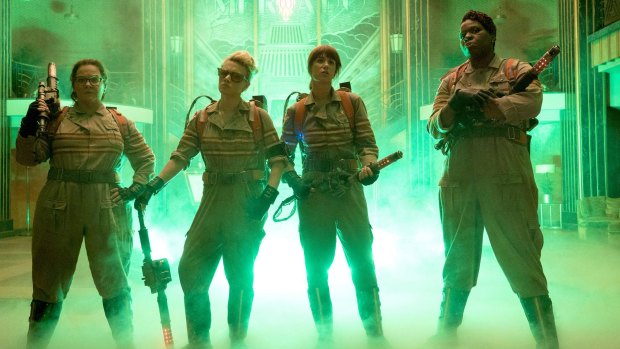 All-ghoul squad: Melissa McCarthy, Kate McKinnon, Kristen Wiig and Leslie Jones take on the paranormal pests.