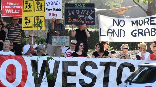Residents in Sydney's inner-west have been highly critical of WestConnex.