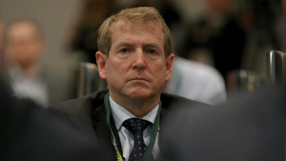 Larry Anthony at the Nationals federal conference in 2015. He was elected president of the party in the same year. 