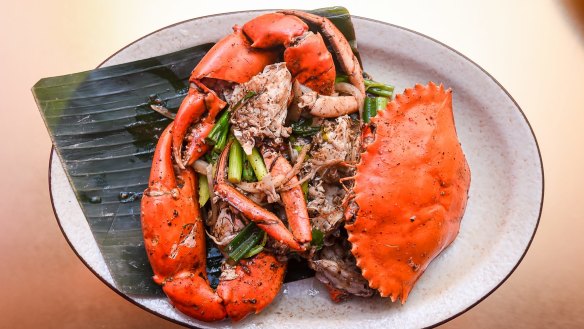 Talay's black pepper mud crab.