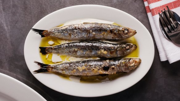 Sardine escabeche at Bella Brutta. 