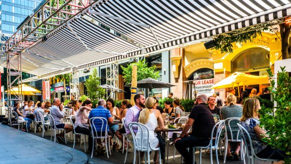 An outdoor dining program featuring 30 restaurants is taking over city streets, courtesy of Melbourne Food and Wine Festival and the City of Melbourne.