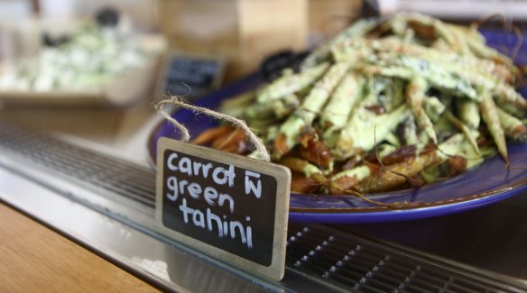 Ottolenghi-style salads at Botanica Real Food.