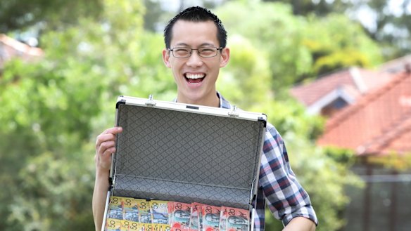 Maths teacher Eddie Woo is in the new TV series Teenage Boss, which teaches young people how to manage money. 