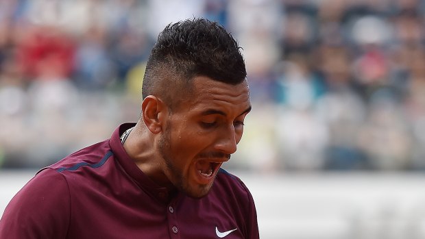 War time: Nick Kyrgios has launched a scathing attack on social media after suggestions he should not be included in the Australian Olympic team.
