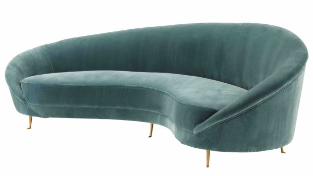 James Said Provocateur curved sofa.