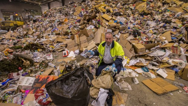 The proportion of recyclables that wind up in landfill from households ranges from 10 to 30 per cent, says recycling expert Trevor Thornton.