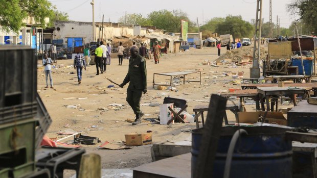 A file photo of the streets of Malakal, north of the South Sudanese capital of Juba. War and famine have engulfed South Sudan despite the optimism of independence in 2011.