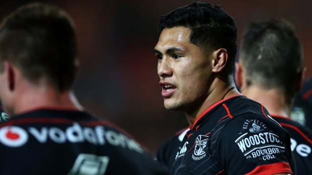 Target: Wests Tigers have made a play for Warriors superstar Roger Tuivasa-Sheck.