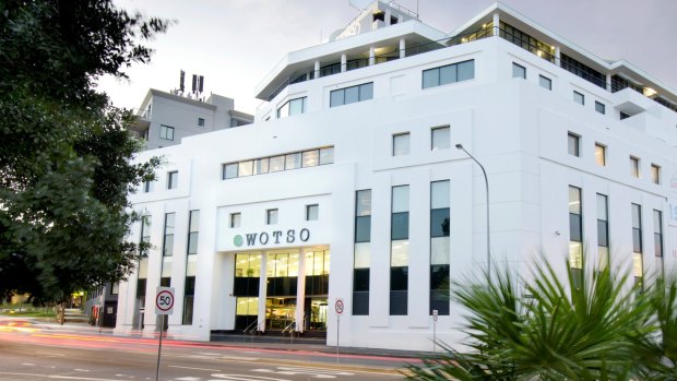 WOTSO offices at 55 Pyrmont Bridge Road, formerly the Fox Sports building.