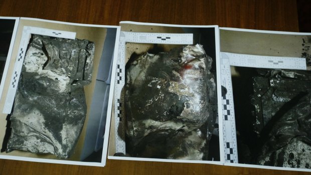 Data reading: Pictures showing the second black box from the Germanwings plane.