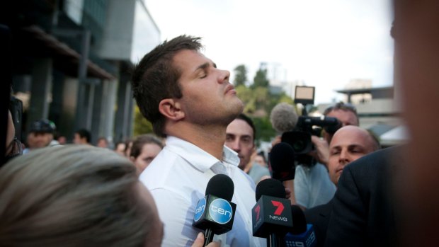 Gable Tostee leaves court a free man after being acquitted of both the murder and manslaughter of Warriena Wright.