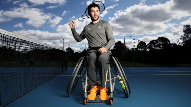 Australian tennis player Adam Kellerman is rated a top chance for gold at the Rio Paralympics.