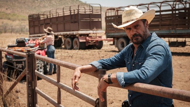 Aaron Pedersen stars as detective Jay Swan in the miniseries Mystery Road, a spin-off from Ivan Sen's 2014 movie of the same name.
