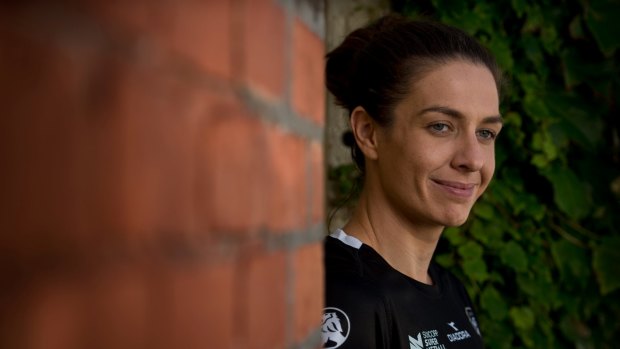 Magpie netballer Ashleigh Brazill says she wants to win a premiership one day. 