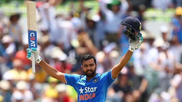 Backing the captain: Rohit Sharma won't buy into the DRS debate.