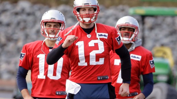 Masterful: New England Patriots quarterback Tom Brady.