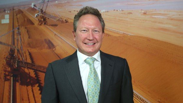 Fortescue Metals chairman Andrew 'Twiggy' Forrest. 