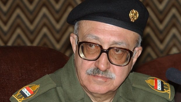 Former Iraqi deputy prime minister Tariq Aziz in 2003.