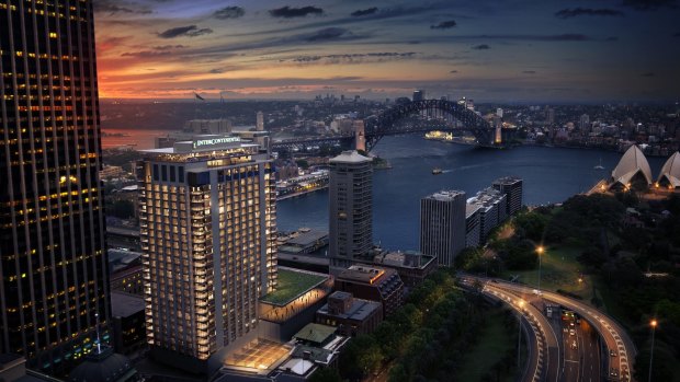 Artist impression of the new-look InterContinental Hotel, Sydney.