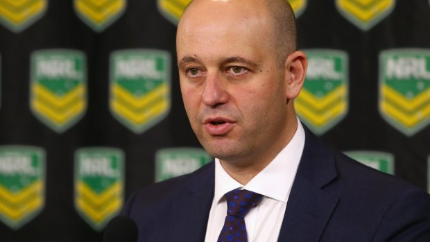 Plenty to think about: NRL CEO Todd Greenberg.