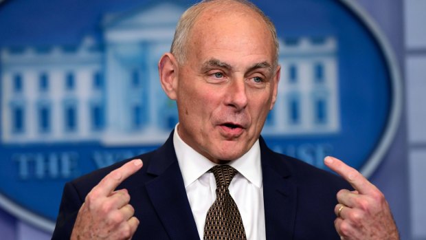In an unusual briefing last week, White House chief of staff John F. Kelly, sought to downplay reports that he was focused on attempting to control Trump.