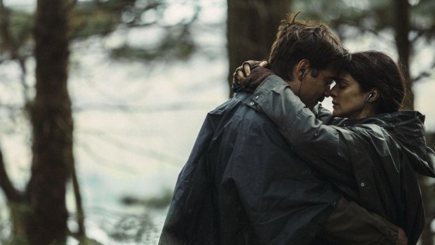 Colin Farrell and Rachel Weisz in <i>The Lobster</i>.