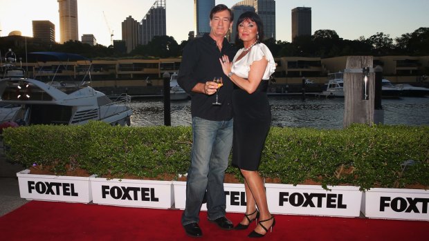 David and Lisa Oldfield at The Real Housewives of Sydney launch at Otto, Sydney.