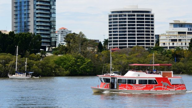 Premier Annastacia Palaszczuk's video appeared to claim credit for the CityHopper ferry service.