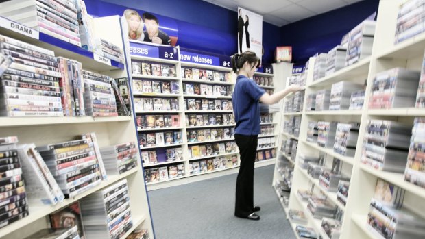 The DVD store: a victim of disruption.