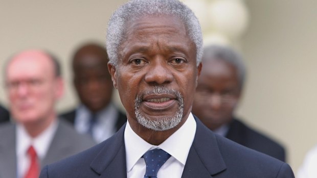 Former secretary-general of the United Nations Kofi Annan said the new Sustainable Development Goals would be a universal set of goals for all countries.