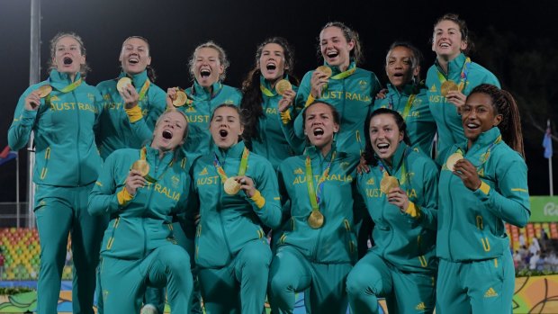 Golden age: The win by Australia's women's sevens team in Rio could change the game forever.