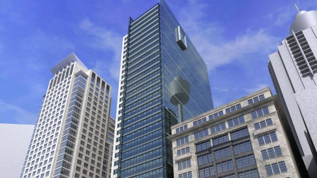 The 420 George Street office deal was struck on a yield of 5.3 per cent when Investa bought in. 